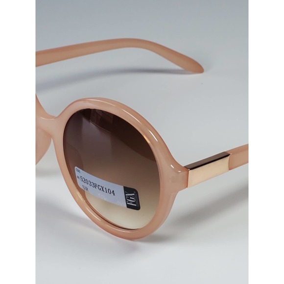FGX by Foster Grant Full Round Frame Pink & Rose Gold Sun Reader Sunglasses - Picture 9 of 11